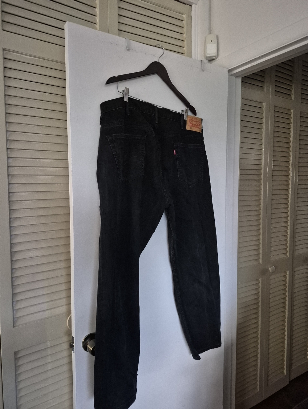 Levi's Men's Black Straight-Leg Jeans